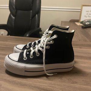 Black Platform Chuck Taylor Converse